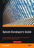 Splunk Developer's Guide