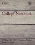 College Notebook: 100 Pages 8.5 X 11 Notebook College Ruled Line Paper