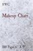 Makeup Chart: 100 Pages 6 X 9