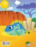 Cute Dinosaurs coloring book: Coloring book for little girl and boy: Cute Dinosaurs Fun and Stress Relieve Easy to coloring for Beginners. Ages 2-5