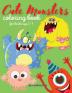 Cute Monsters color book: Monsters coloring book for kids Toddlers Girls and Boys Activity Workbook for kinds Easy to coloring Ages 2-7