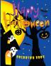 Happy Halloween Coloring Book: 60 Spooky Fun Filled Images: Pumpkins Witches Mummies Costumes and More! 8.5 x 11 Inches