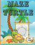 Maze Turtle for Kids: Fun Mazes for Kids 4-6 6-8 Year Old/ Maze Activity Workbook for Children/ Fun and Challenging Turtle Mazes for Kids ages 8-12 4-8