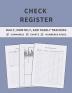 Check Register: Accounting Ledger Book for Daily Monthly and Yearly Bookkeeping of Payments Deposits and Finances for Small Businesses and Personal Checkbooks (Lavender)