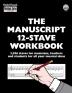 The Manuscript 12-Stave Workbook: 1296 Staves for Musicians Teachers and Students for All Your Musical Ideas (Fretted Friends Workbook Series)