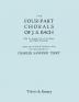 Four-Part Chorals of J.S. Bach. (Volumes 1 and 2 in One Book). with German Text and English Translations. (Facsimile 1929). Includes Four-Part Chorals Nos. 1-405 and Melodies Nos. 406-490. with Music.