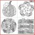 Large Print Adult Fall Coloring Book - A Simple & Easy Coloring Book for Adults with Autumn Wreaths Leaves & Pumpkins