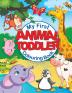 My First Animal Toddler Colouring Book: Fun Children's Colouring Book with 50 Adorable Animal Pages for Toddlers & Kids to Learn & Colour