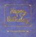 Birthday Guest Book HARDCOVER Birthday Party Guest Comments Book