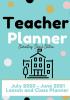 Teacher Planner - Elementary & Primary School Teachers: Lesson Planner & Diary for Teachers 2020 - 2021 (July through June) Lesson Planning for Educators7 x 10 inch (The Organized Teacher)