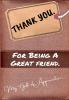 Thank You For Being a Great Friend: My Gift Of Appreciation: Full Color Gift Book Prompted Questions 6.61 x 9.61 inch