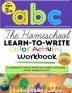 The Homeschool Learn to Write Color Activity Workbook: A Workbook For Kids to Practice Pen Control Line Tracing Letters Shapes and More! (ABC Kids Full-Color Activity Book) 8.5 x 11 inch