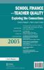 School Finance and Teacher Quality