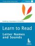 Letter Names and Sounds: Student Edition: 1 (Learn to Read)