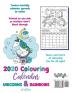 2020 Colouring Calendar Unicorns