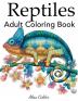 Reptiles Adult Coloring Book (Animal Coloring Books)