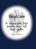 Baptism: A thought for each day of the year: 3