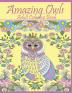 Amazing Owls: Adult Coloring Book Designs