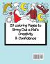 I Am Brave Smart and Confident: Coloring Book for Boys