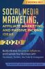 Social Media Marketing: Affiliate Marketing and Passive Income Ideas 2020: 3 Books in 1 - Build a Brand Become an Influencer and Explode Your Business with Facebook Twitter YouTube & Instagram