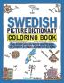 Swedish Picture Dictionary Coloring Book