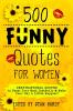 500 Funny Quotes for Women