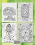 Zentangle Flowers Coloring Book For Adults: Zentangle Coloring Book with: Flowers Trees Succulents Cacti and Abstract Designs