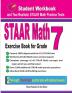 STAAR Math Exercise Book for Grade 7: Student Workbook and Two Realistic STAAR Math Tests