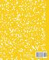 Marbled Composition Notebook: Yellow Marble Wide Ruled Paper Subject Book: 9 (School Essentials)