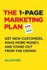 The 1 Page Marketing Plan