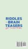 Riddles and Brain Teasers for Smart Kids: Over 300 Funny Difficult and Challenging Riddles Brain Teasers and Trick Questions Fun for Family and Children