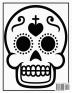 Sugar Skulls Coloring Book: Simple Coloring Designs for Kids Adults and Seniors Who Want Easy and Basic Pictures to Color