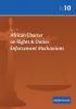 African Charter on Rights & Duties: Enforcement Mechanisms: 10 (Globethics.Net African Law)