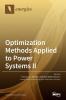 Optimization Methods Applied to Power Systems Ⅱ