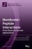 Membrane-Peptide Interactions: From Basics to Current Applications