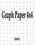 Graph Paper 4x4: 50 Pages 8.5 X 11