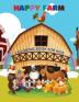 Happy Farm- Coloring Book for kids: Farm Animals Coloring Book for Kids Age:4-8