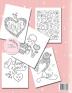 Cute Valentines doodles valentines day coloring books for adults: Doodle coloring books for adults