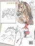 Realistic horses coloring book: adult coloring books animals