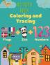 Activity Book Coloring and Tracing FlagsZ00Numbers Age 3+