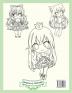 Chibi Girls Coloring Book: An Awesome Coloring Book Giving Many Images Of Chibi Kawaii Japanese Manga Drawings And Cute Anime Characters Coloring Page For Kids Teens and All Ages