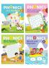 Phonics Reader (Set of 4 Books) - Alphabet Sounds Short and Long Vowel Sounds Word Families Blends and Digraphs