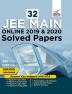 32 JEE Main Online 2019 & 2020 Solved Papers 4th Edition