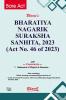 BHARATIYA NAGARIK SURAKSHA SANHITA 2023 (Act No. 46 of 2023)