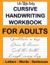 Cursive Handwriting Workbook For Adults