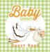 Baby Shower Guest Book: Boy and Stork Theme Wishes to Baby and Advice for Parents Guests Sign in Personalized with Address Space Gift Log Keepsake Photo Pages (Hardback)