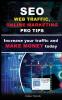 SEO Social Media strategies Google Analytics Increase your traffic and make money online today: SEO Content Marketing Strategies Social Media + bonus