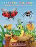 Insectos y bichos libro de colorear para ninos: Páginas de productividad para niños ilustraciones y diseños de bichos e insectos para colorear libro ... de bichos de patio para niños y niñas