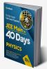 40 Days JEE Main PHYSICS