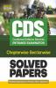 CDS Solved Paper Chapterwise Sectionwise